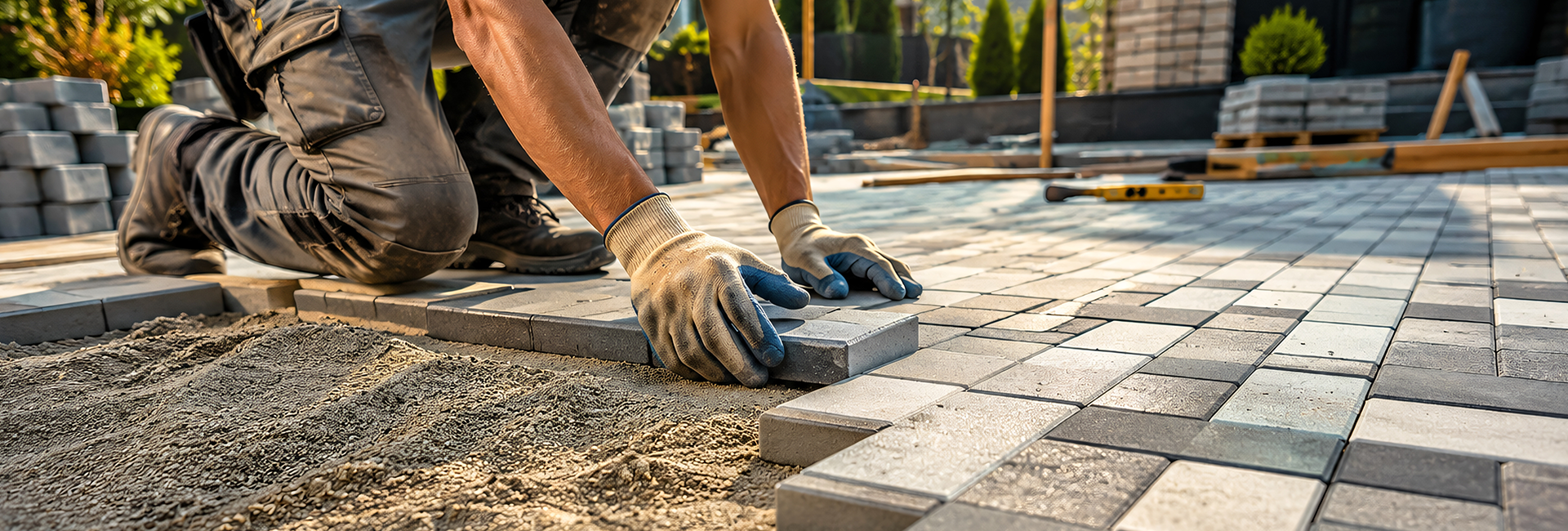 Hansen Landscape team working on a Bay Area landscape